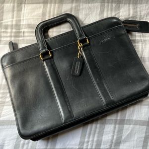 Coach Leather Computer Bag / Briefcase